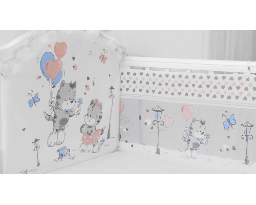 Бортик (360х49 см) Сердечки