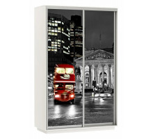 Шкаф-купе Экспресс Фото Дуо Ночной Лондон 1600x600x2200