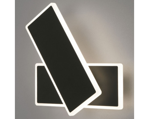 Накладной светильник Eurosvet Twirl 90316/2 черный 18W