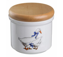 Банка для пищевых продуктов (10x9 см) Гуси 606-520