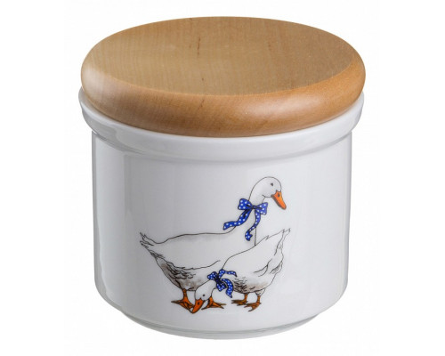 Банка для пищевых продуктов (10x9 см) Гуси 606-520