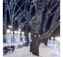 Гирлянда нить [10 м] String ARD-STRING-PRO-10000-BLACK-100LED-FLASH WHITE (230V, 7W)