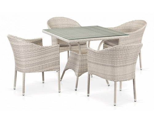 Набор уличный  T190B/Y350A-W85-90x90 Latte 4Pcs