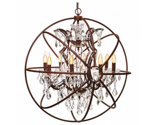 Подвесная люстра Loft it Foucaults orb crystal LOFT1897/8