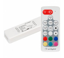 Контроллер-регулятор цвета RGBW с пультом ДУ Arlight ARL-MIN ARL-MINI-RGB-3x4A (5-24V, RF ПДУ 18кн)