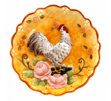 Блюдо декоративное (20 см) Петух 59-386