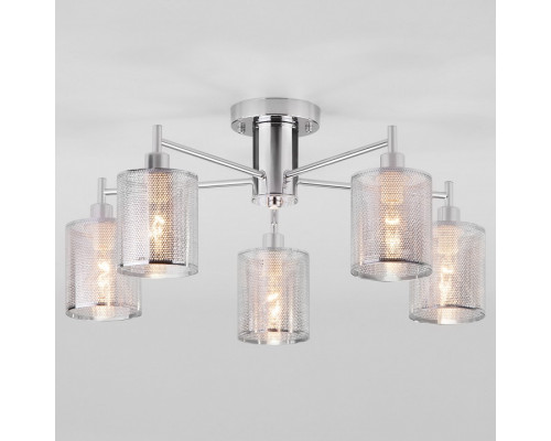 Потолочная люстра Eurosvet Tela 70109/5 хром