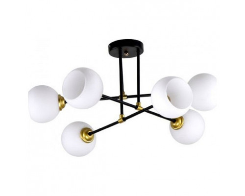 Потолочная люстра Imex 2809 MD.2809-6-S BK+FGD