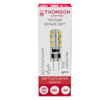 Лампа светодиодная Thomson G4 G4 3Вт 3000K TH-B4222