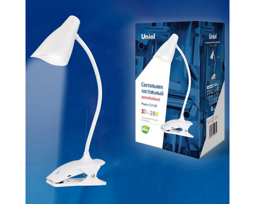 Настольная лампа офисная Uniel TLD-560 TLD-560 White/LED/280Lm/5000K/Dimmer