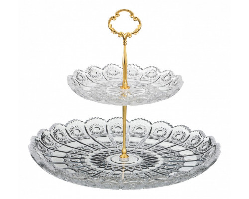 Блюдо декоративное (30x28.5 см) Muza Crystal 195-135