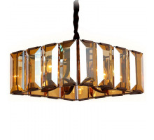 Подвесной светильник Ambrella Traditional 6 TR5150 CF/TI кофе/янтарь E14/6 max 40W 500*500*1000