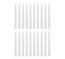 Набор из 20 свечей декоративных (21 см) Эко 348-499