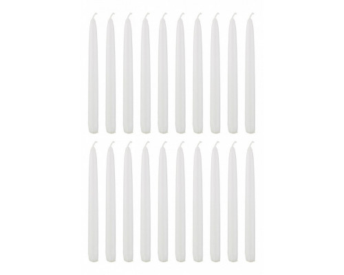 Набор из 20 свечей декоративных (21 см) Эко 348-499