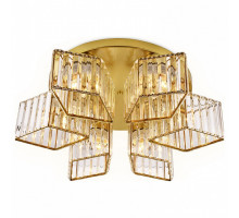 Накладной светильник Ambrella Traditional 3 TR5211/6 GD/CL золото/прозрачный E27/6 max 40W D550*180