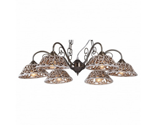Подвесная люстра Arte Lamp Carved A5387LM-6AB