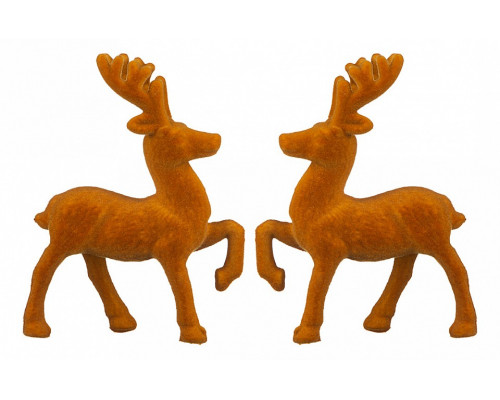 Набор из 2 елочных игрушек Олени 858-149