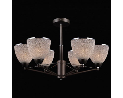 Люстра на штанге Natali Kovaltseva Chambery Chambéry 75113-6C GRAY, CHROME