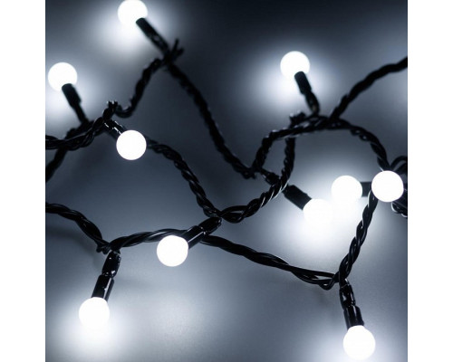 Гирлянда нить [20 м] Ball ARD-BALL-CLASSIC-D13-20000-BLACK-200LED WHITE (230V, 14W)