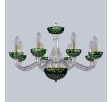 Подвесная люстра Bohemia Ivele Crystal Ivele Crystal 2 1309/8/240 G Cl/Clear-Green/H-1J