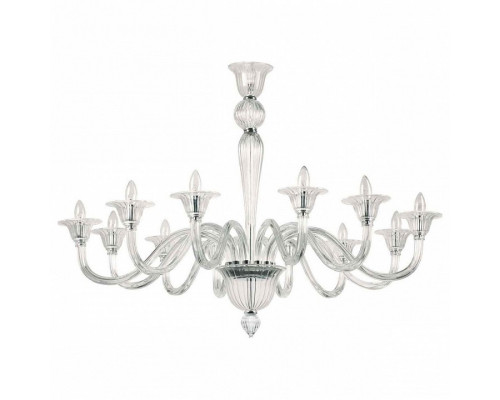 Подвесная люстра Ideal Lux Brigitta BRIGITTA SP12 TRASPARENTE