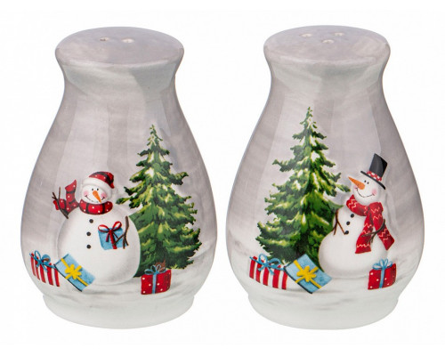 Набор для специй (5.5x5.2x7.4 см) Веселые снеговики 493-767