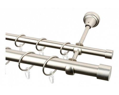 Карниз (350 см) Комплектный Матовый никель