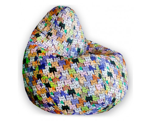 Кресло-мешок Котята Оксфорд L