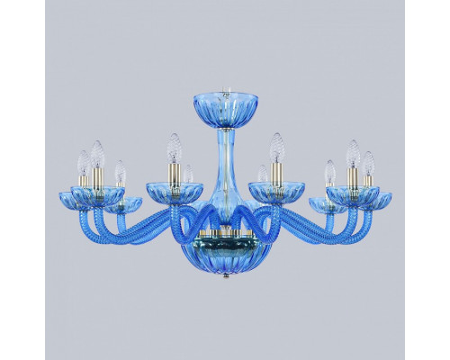Подвесная люстра Bohemia Ivele Crystal Ivele Crystal 6 1311/10/300 G Aq/Aquamarine/M-1H