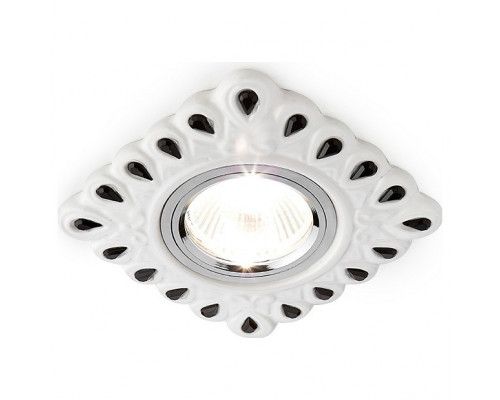 Встраиваемый светильник Ambrella Ceramo D5550 W/BK