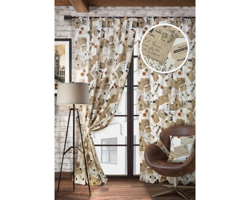 Комплект штор Postcard