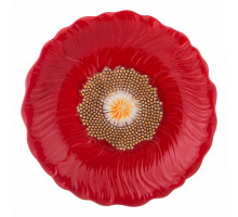 Блюдо декоративное (32.5х4 см) Маковый Цвет 358-1456