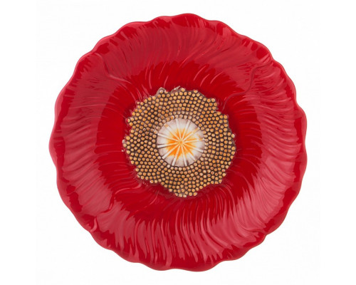 Блюдо декоративное (32.5х4 см) Маковый Цвет 358-1456