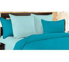 Постельное белье полутораспальное Мако-сатин Aquamarine
