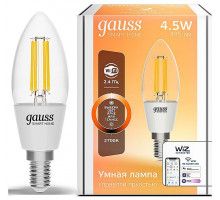 Лампа светодиодная Gauss Smart Home E14 4.5Вт 2700K 1230112