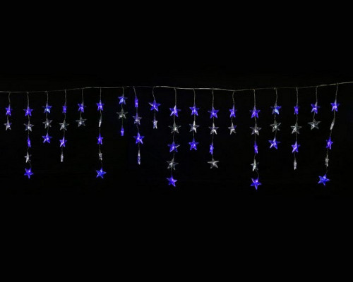 Бахрома световая Uniel ULD-E5505-196 ULD-E5505-196/DTK WHITE-BLUE IP20 STARS-1