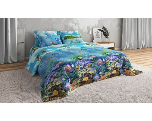 Постельное белье семейное Морское дно