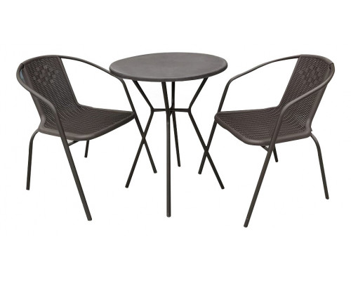 Набор уличный Асоль-5 LRC01/LRT01-D60 Dark Brown (2+1)