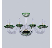 Подвесная люстра Bohemia Ivele Crystal Ivele Crystal 1 1308/10/300 G Cl/Clear-Green/H-1I
