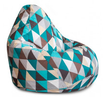 Кресло-мешок Изумруд Жаккард L