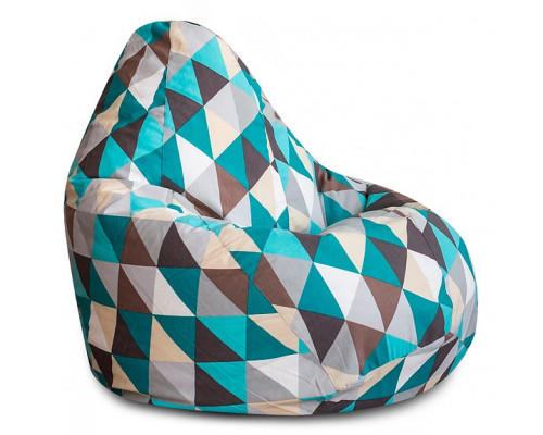 Кресло-мешок Изумруд Жаккард L