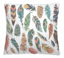 Подушка декоративная (40x40 см) Перышки