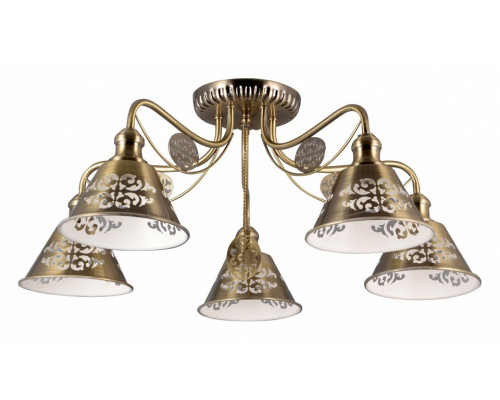 Потолочная люстра Rivoli Medaglione S5 AB Б0038090