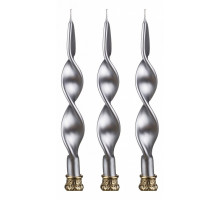 Набор из 3 свечей декоративных (27 см)  348-305