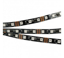 Лента светодиодная Arlight SPI-5000-5060-60 12V Cx3 RGB-Auto (Black 10mm, 13.2W/m, IP20) 024600(1)
