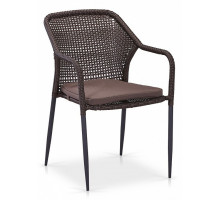 Стул Y35B-W2390 Brown с подушкой