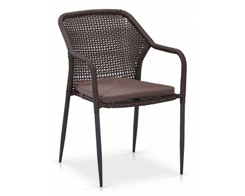 Стул Y35B-W2390 Brown с подушкой