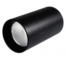 Накладной светильник Arlight SP-POLO-SURFACE-R85-15W White5000 (BK-BK, 40 deg) 027518