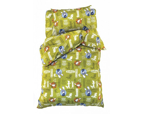 Постельное белье полутораспальное Зверополис