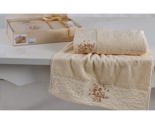 Набор из 2 полотенец для ванной VIOLA